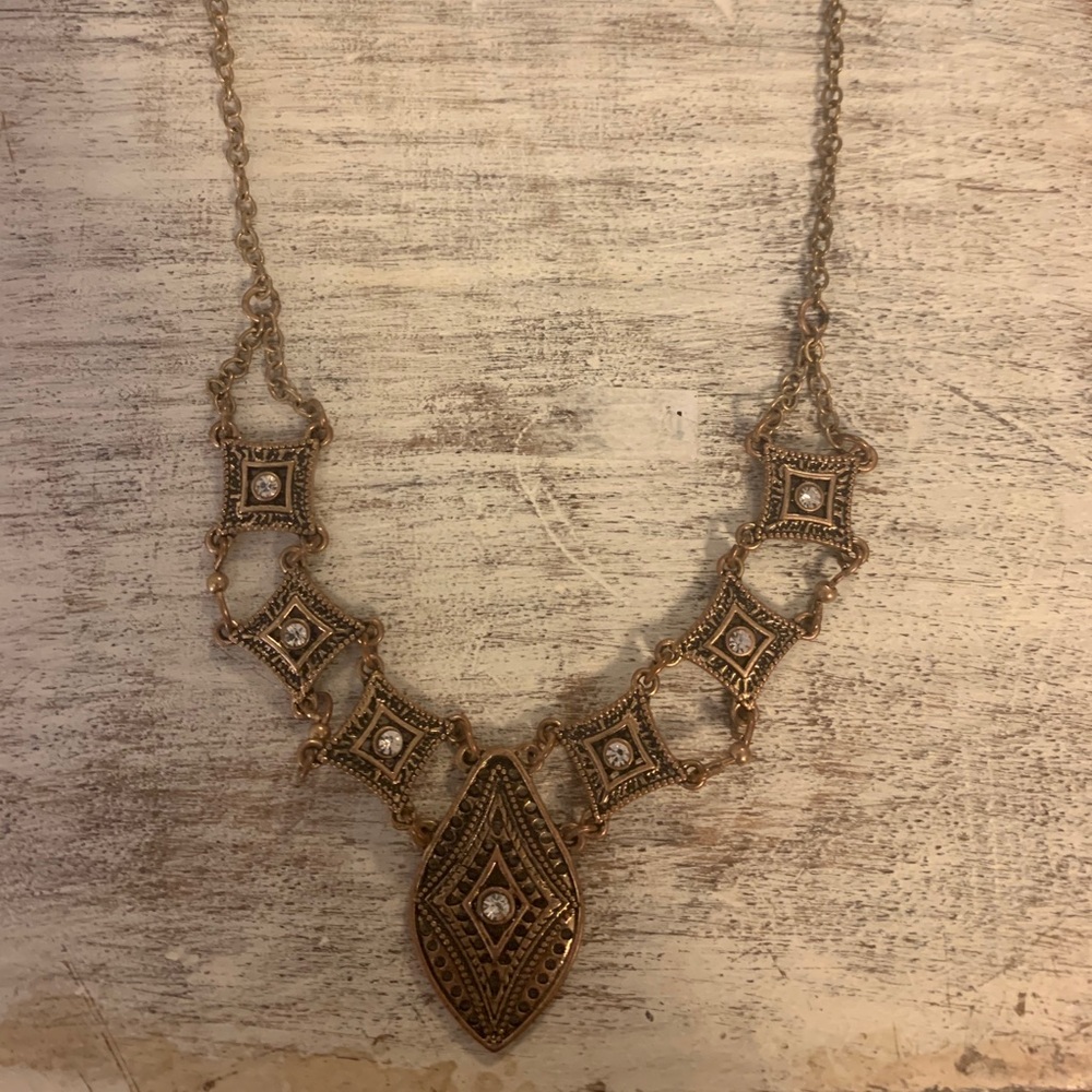 Rustic Gold Necklace